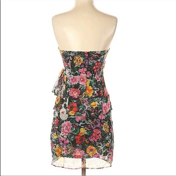 Yumi Kim Strapless Floral Dress - Multicolor - Picture 3 of 8